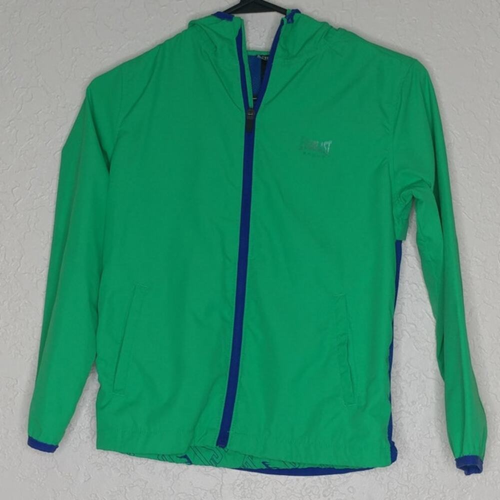 Everlast Zip Front Jacket Converts into Drawstring Backpack Size M (8) kid